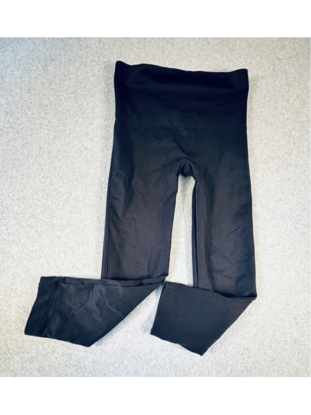 SPANX ASSETS Red Hot Label Black High Waist Shaping Leggings Women’s M